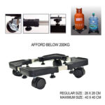 ⁦• قاعدة متحركة للغسالة الكهربائية مقاس 56*56⁩ - الصورة ⁦4⁩