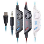 ⁦• سماعة رأس للألعاب مزوده بمايكروفون و إضاءة LED⁩ - الصورة ⁦3⁩