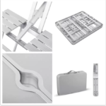 ⁦• طاولة قابلة للطي مع 4 كراسي⁩ - الصورة ⁦2⁩