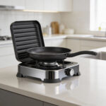 ⁦موقد غاز بعين واحدى مع غطاء آمان من دينكس بضمان عامين⁩ - الصورة ⁦3⁩