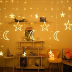 ⁦اضواء زينة رمضان على شكل نجوم و هلال 2 متر⁩ - الصورة ⁦6⁩